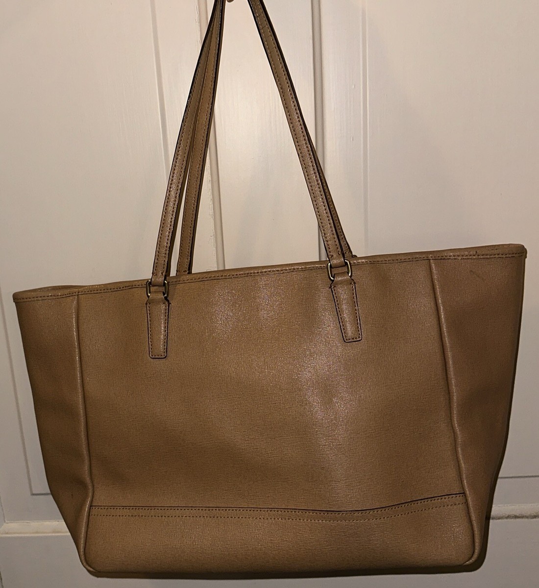 バッグ OLD COACH Handbag Tote Bag Camel USA Coach Leather Camel Vintage Shoulder Zip Tote Handbag | eBay