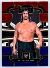 2024 Panini Select WWE #51 The Great Khali Red and Blue