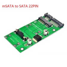 1pcs mSATA to SATA 22PIN Adapter Card minSATA to SATA3.0 SSD Adapter Card New