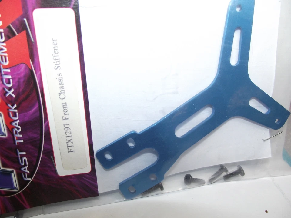 FTX Front Chassis Stiffener Blue Alum  Ofna Gtp1 ftx1297 - Image 2 of 4