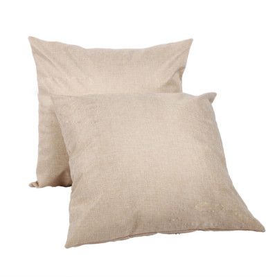 10pcs Linen Sublimation Blank Pillow Case Cushion Cover Heat Transfer 40x40cm