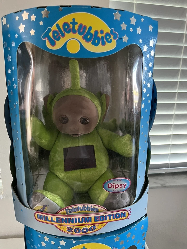Чрезвычайно редкие Телепузики Выпуск Millennium 2000 - Полный Набор из 4 MIMB - Изображение 3 из 4