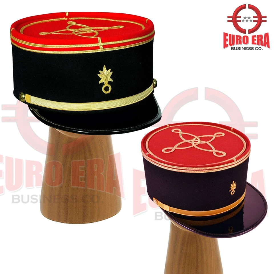 Napoleonic 18th century French Foreign Legion Military Officer Kepi Hat - Image 3 of 3