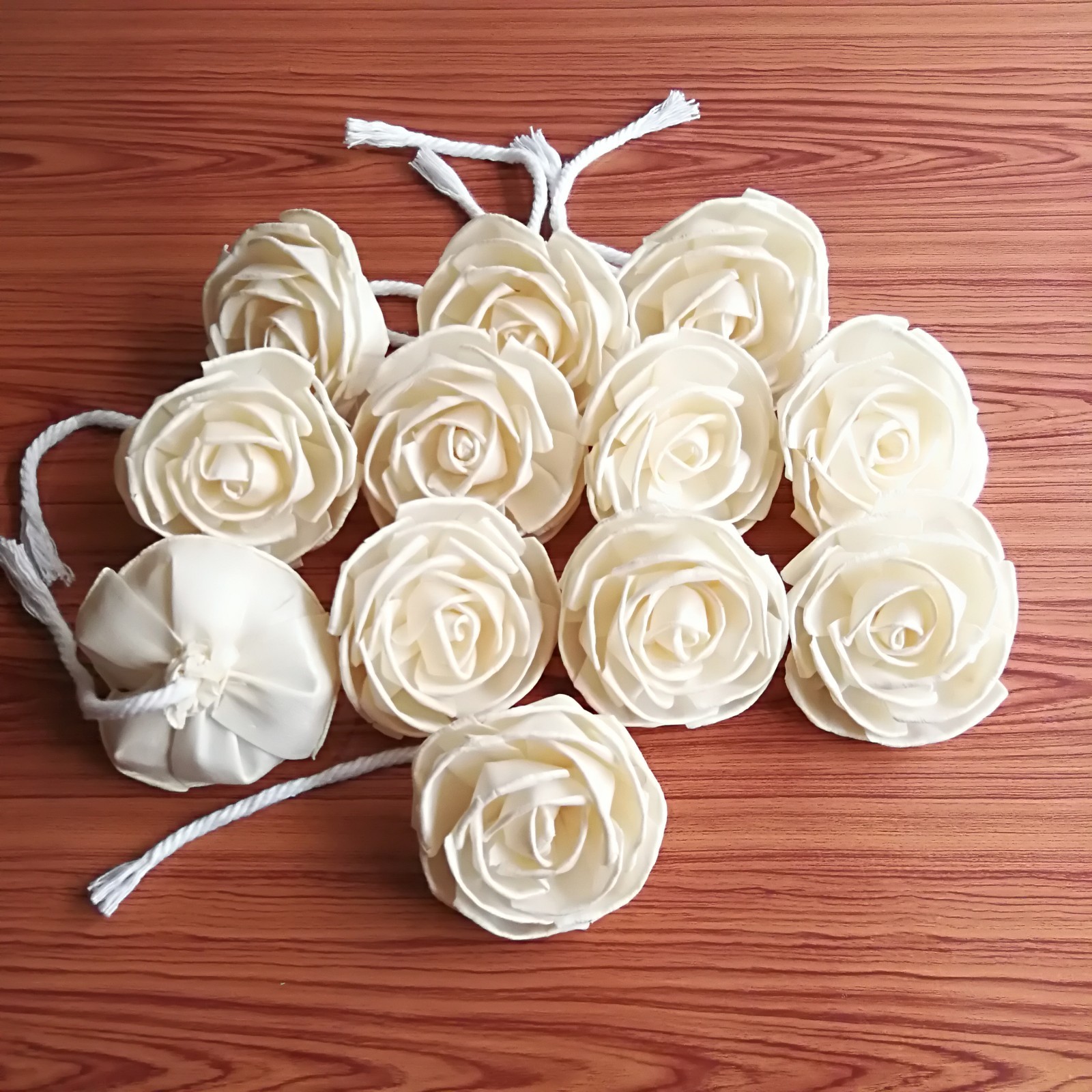 Rose Sola Wood Diffusers Flowers 7-8 CM with Cotton Rope Home decor ...