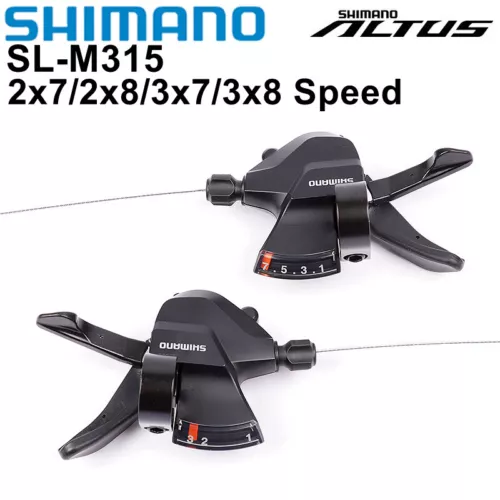 Shimano Altus SL M315 Schalthebel 2/3/7/8/21 Gang Trigger Rapidfire M310 Neu - Bild 2 von 21