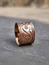 Copper Thumb Band Ring, Handmade Ring, Wide Band Ring, Beautiful Ring, AK1259