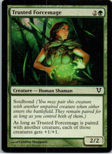 Trusted Forcemage - Creature - Human Shaman  -  Magic the Gathering - Picture 1 of 2