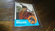2012 TOPPS HERITAGE  BRETT WALLACE  AUTOGRAPHED  BASEBALL CARD