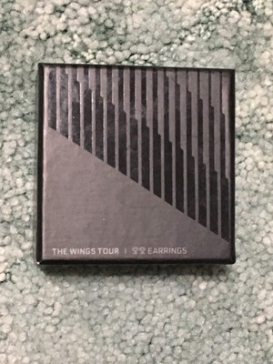 BTS The Wings Tour official stud Earrings, new