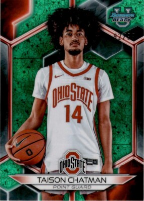 Taison Chatman 2023-24 Bowman's Best U /99 Green Mini Diamonds  #65