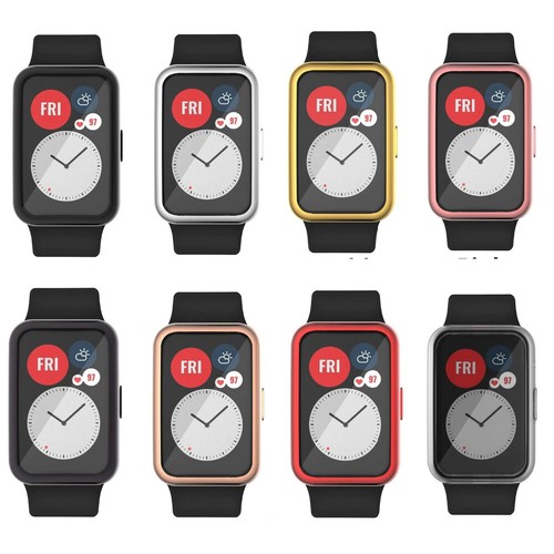 Funda Cover Flexible Protector de Pantalla Y Lados Caja Para Huawei Watch  Fit | eBay