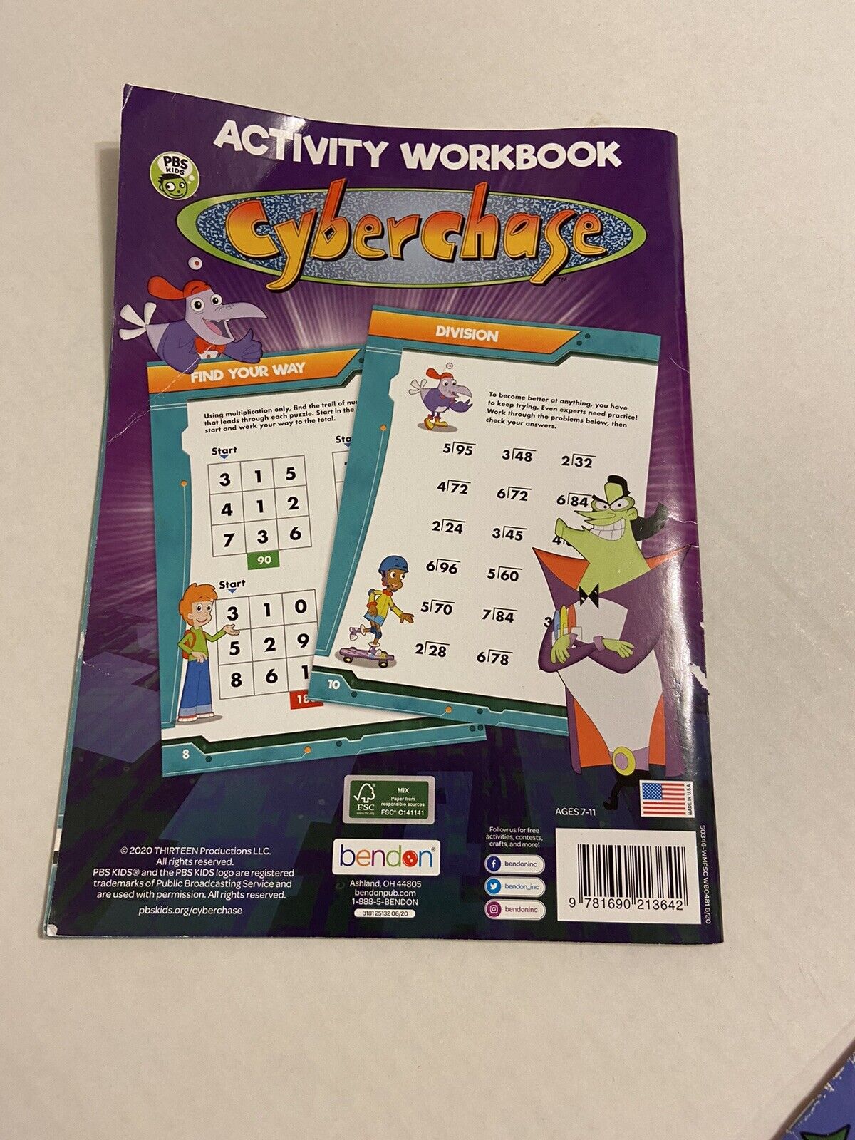 PBS Kids Cyberchase Activity Workbook for Ages 7-11 Includes Rewards  Stickers for sale online