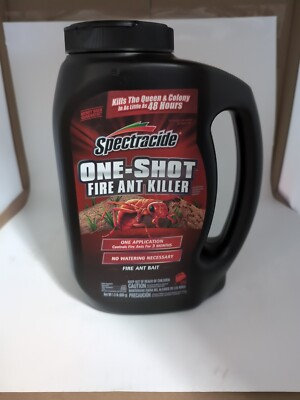 #ad Spectracide One Shot Fire Ant Killer Granules Bait Ready Use 1.5 Lbs 3 months $17.95