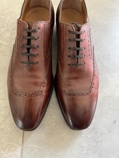 Salvatore Ferragamo Tramezza Brogue Shoes 7 EE