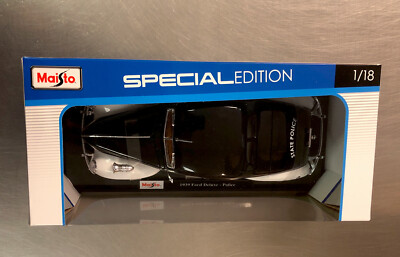 MAISTO SPECIAL EDITION 1939 FORD DELUXE-POLICE BLACK & WHITE PAINT