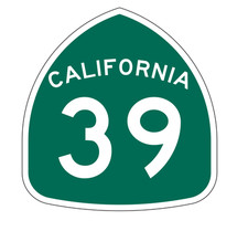 Letrero de carretera R1142 calcomanía calcomanía calcomanía de ruta estatal de California 39