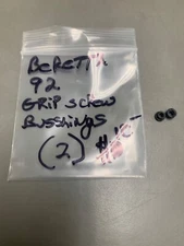 Factory original Beretta 92 Grip Screw Bushings (2) US GI