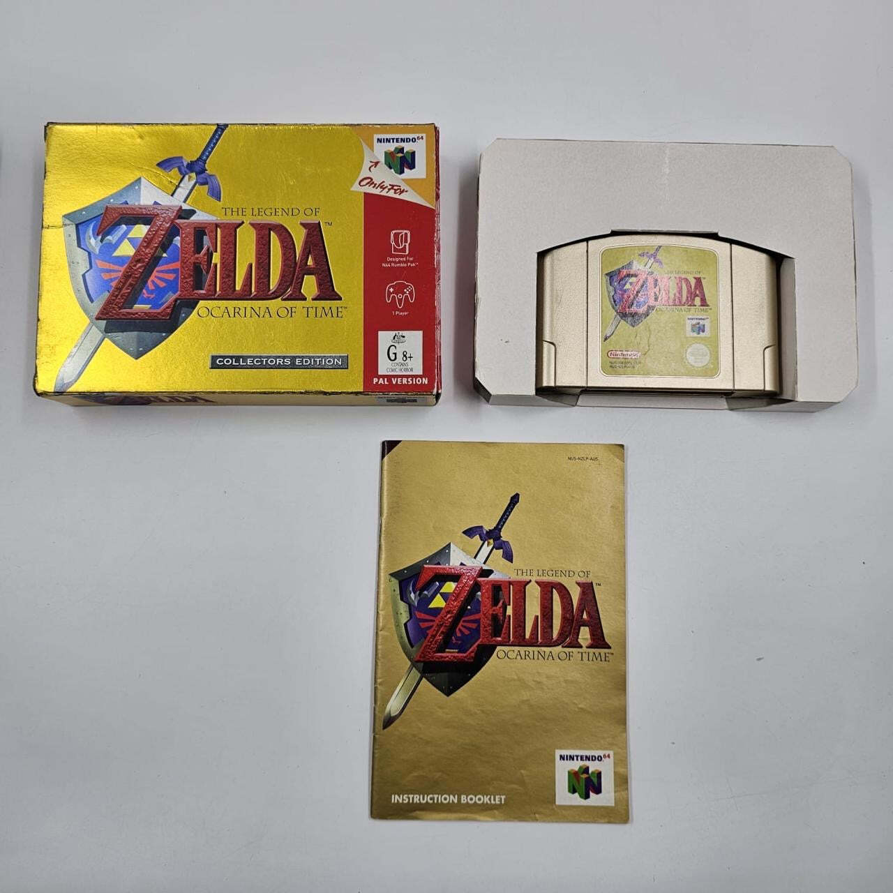 Zelda Ocarina of Time Collector's Edition Nintendo 64 N64 Game Boxed