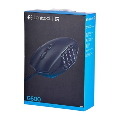 Logicool Logitech G600t MMO Gaming Mouse 20 Buttons 250-8200DPI wired FF XIV