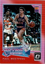 2017-18 Donruss Optic #19 Paul Westphal Retro Series Red #/99 Phoenix Suns