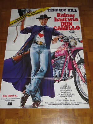 Keiner haut wie Don Camillo orig.deutsches Kinoposter DIN A0 gefaltet auf DIN A4
