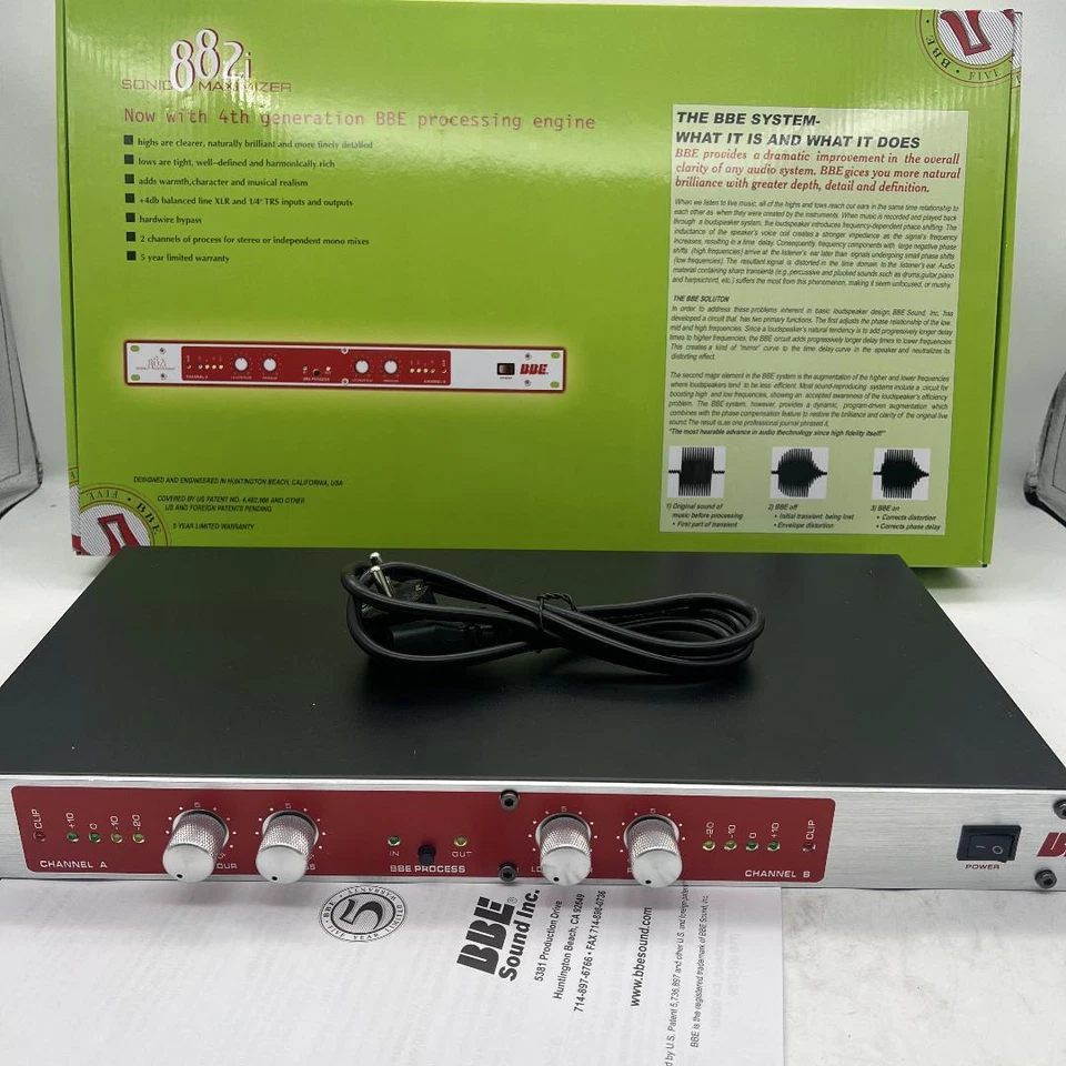 NEW 882i BBE Sonic Maximizer Rackmount Unit 1U US - Image 2 of 4