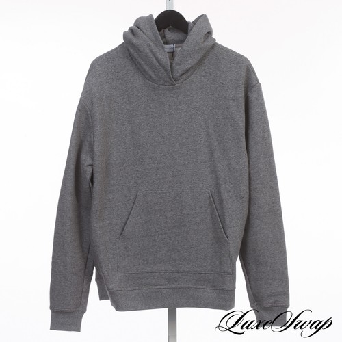 NWT John Elliott Steel Grey Static Oversized Cropped Hoodie Sweatshirt 3 NR #1