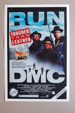 RUN DMC lobby card movie poster Tougher Than lether--