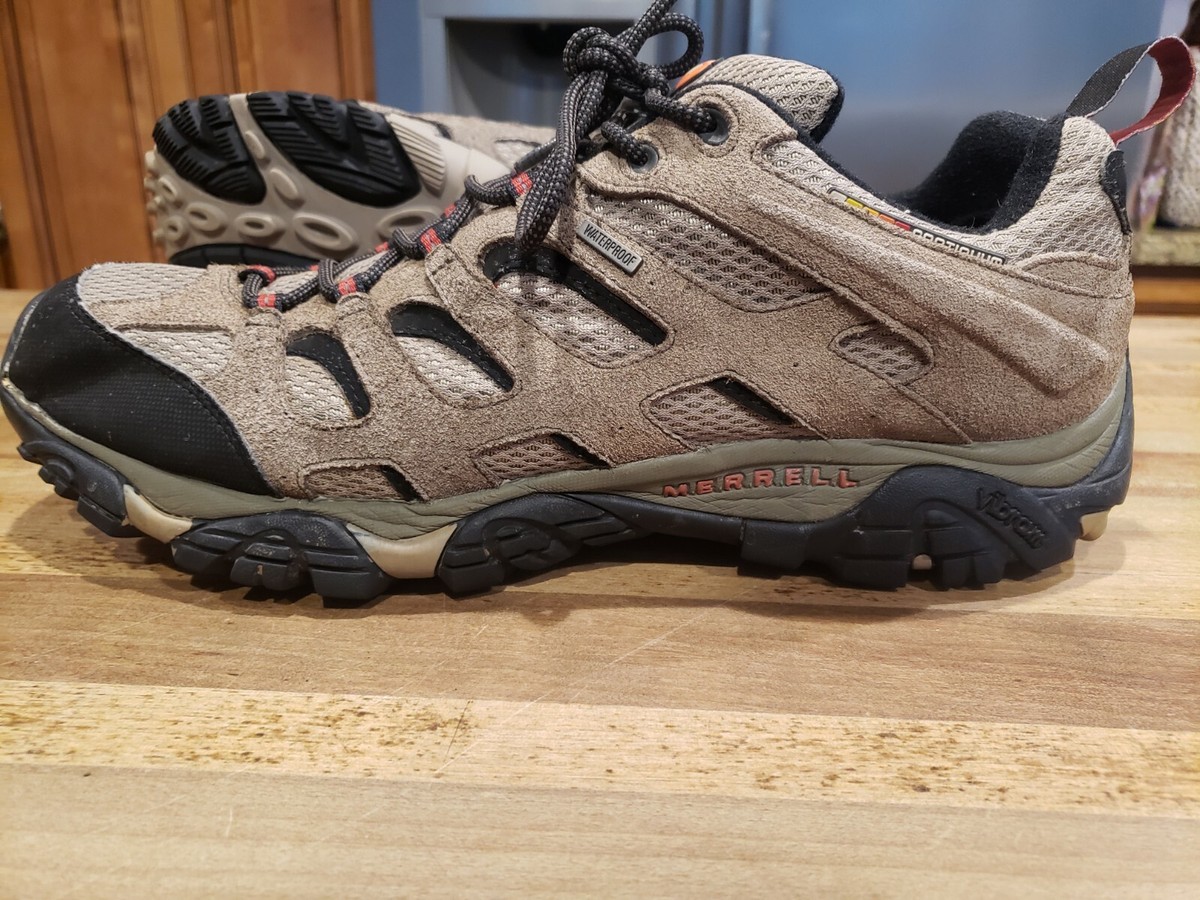 Merrell Moab Men\'s 14 Brown Black Suede Waterproof Low Top Hiking Sneakers Amazon.com | Merrell Men main image 2