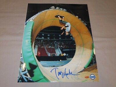Tony Hawk Signed 16x20 Photo The Loop Auto Skateboarding Steiner