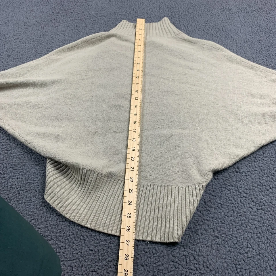 Женский кардиган REISS XS бежевый вязаный кашемир шерсть ягненка ангора с запахом летучая мышь - Изображение 4 из 4