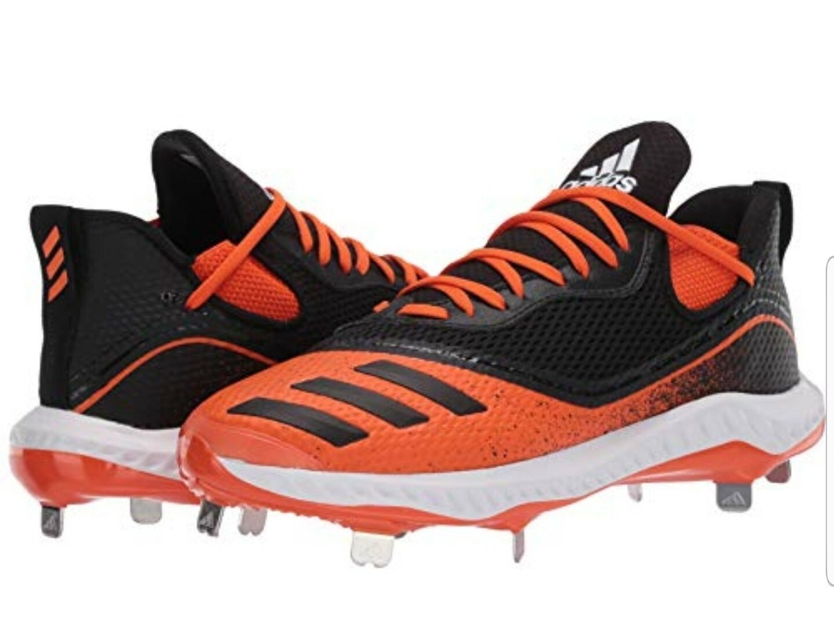 Adidas Icon V Bounce Cleats Men's Baseball Black/Orange G28252