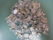 L-COM  TSP3046 Qty of 92 per Lot PLUG; RJ11(6X4) FLT CBL; lot of approx 92 piece