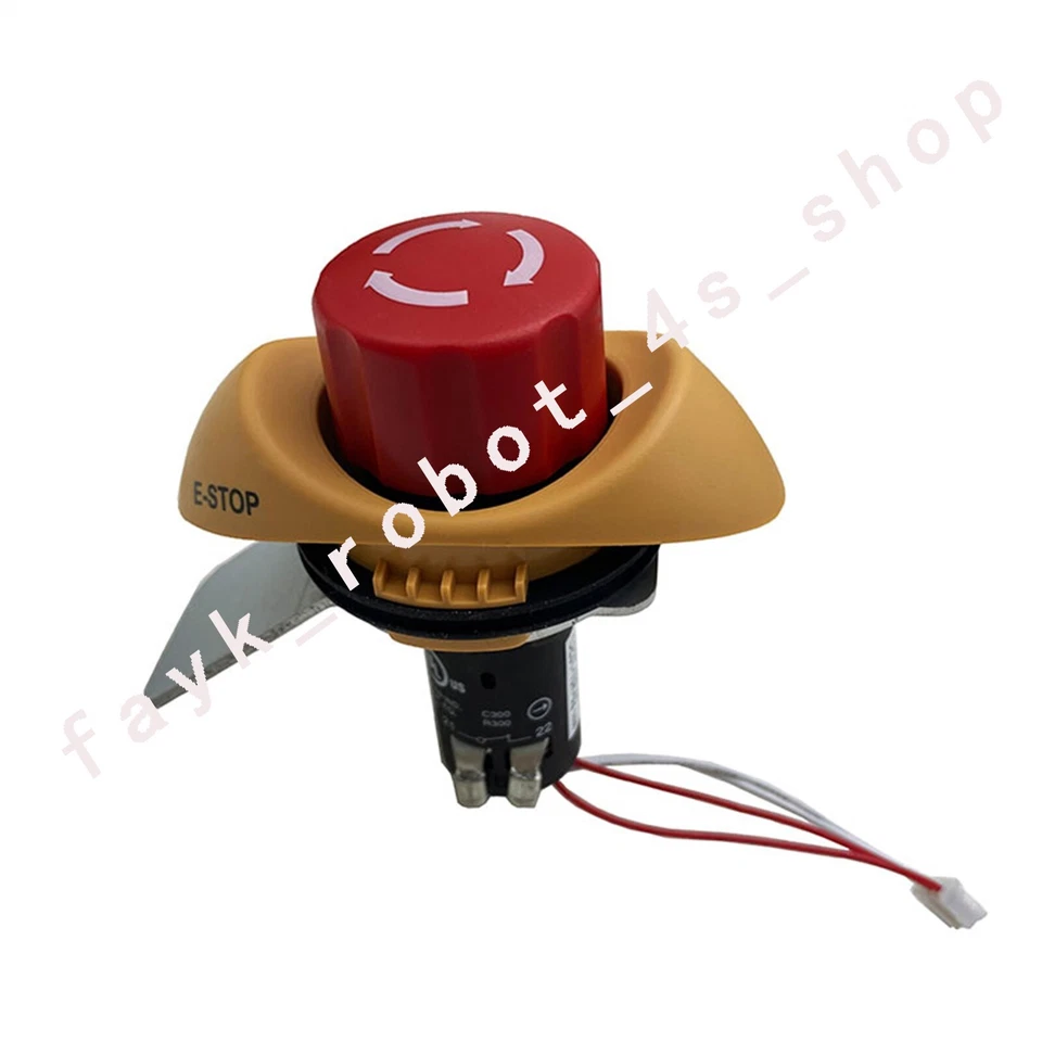 3HAC028357-025 CE3T-10R-02 ABB DSQC679 3HAC028357-001 E-stop Stop Switch Button - Image 4 of 4