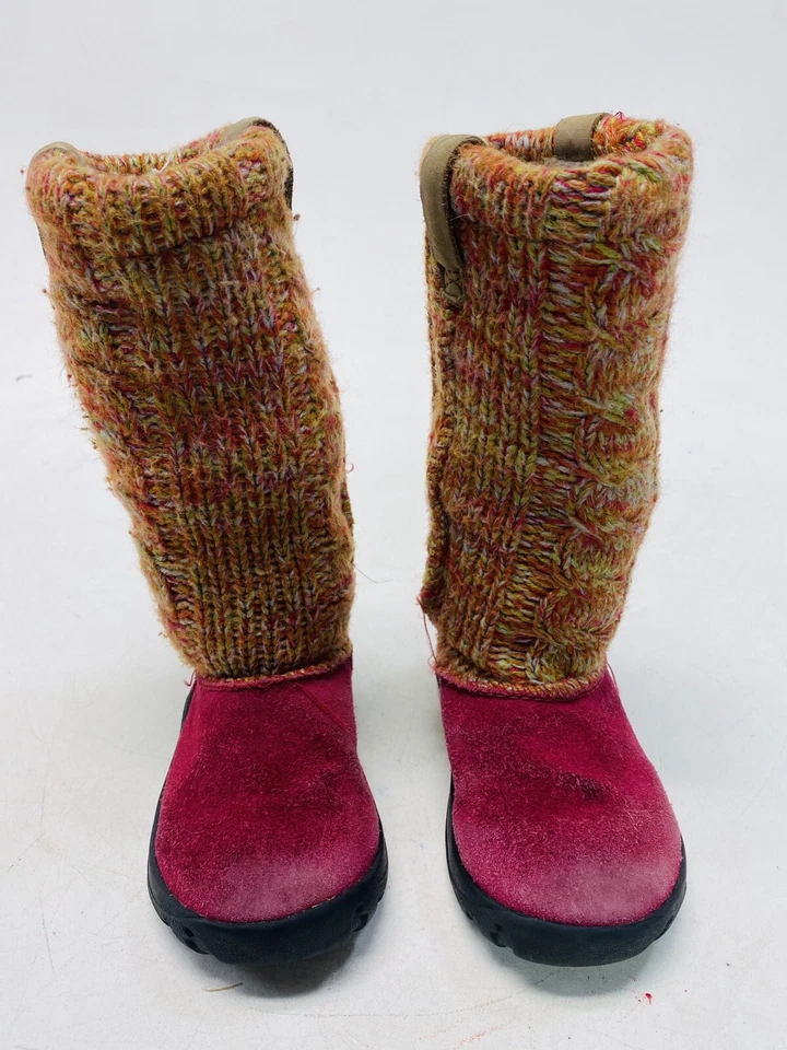 Keen Toddler Girls High Boots Sweater Size 10 Baby Auburn 8641-BERD Raspberry - Image 3 of 4