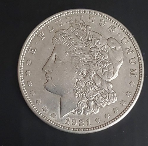 1921 Morgan Silver Dollar - Picture 6 of 6