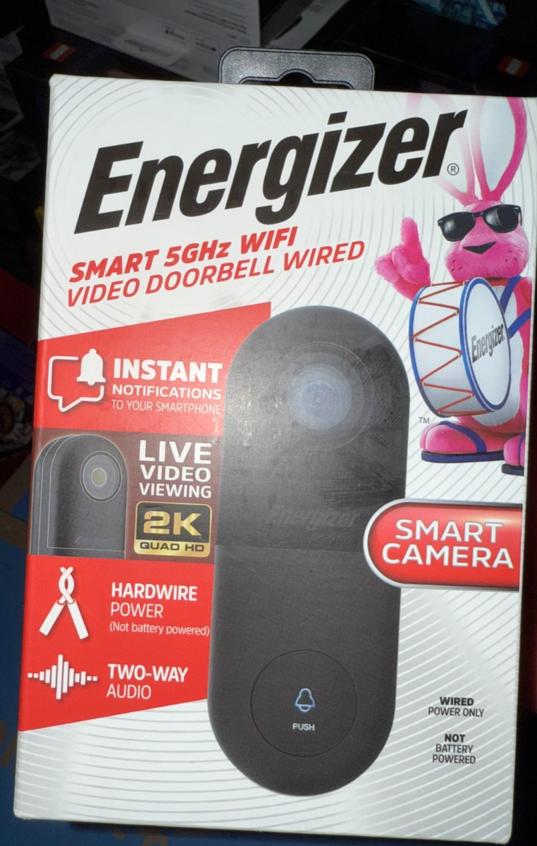 Energizer SmartCam Videocitofono Cablato: Qualità 2K QHD Reale (NON 1080p)! Sicurezza E Controllo A Portata Di Mano, Connessione 5GHz