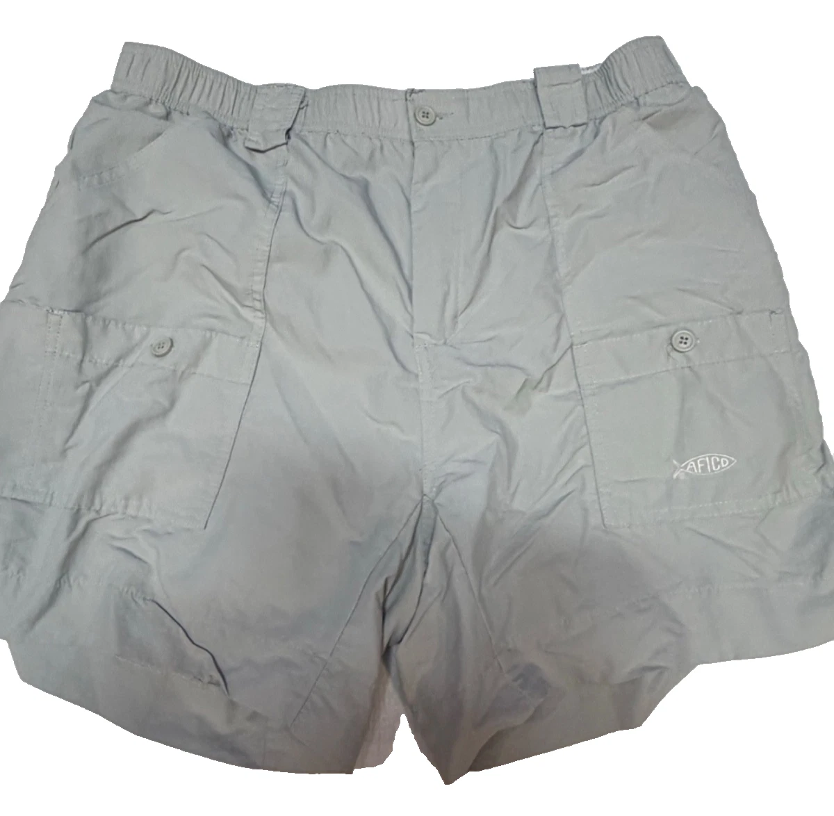 Aftco Shorts Tan Fishing Tackle Performance Cargo Elastic Outdoor Angler 38
Opens in a new window or