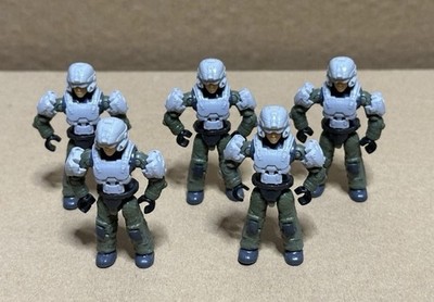 5x Mega Bloks Construx Halo Bloks Spartan Building Figures Toys Gifts