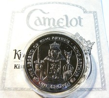 1996 ISLE OF MAN 1 CROWN PROOF-LIKE THE LEGEND OF KING ARTHUR