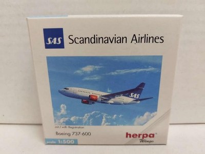 Herpa Wings 1:500 Boeing 737-600 SAS Scanidinavian Airlines 511704