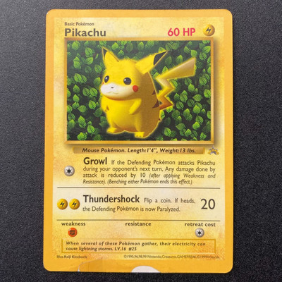 Pikachu Old Back English Retro Promo Rare Pokemon Card Game 1999 From Japan