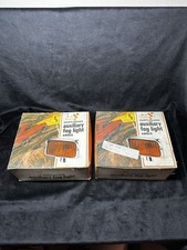 Sears Quartz Halogen Auxiliary Fog Light Amber Pair Nos Japan 55711