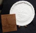 New ListingFenton Glass Christmas in America Collector Plate Christ Church Alexandria 1980