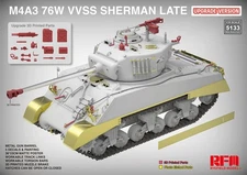 M4A3 Sherman 76W VVSS Late Upgrade Version - Rye Field Model RFM 5133 1/35