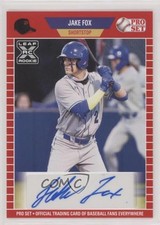 2021 Leaf Pro Set Baseball Blaster Auto Jake Fox #PS-JF1 Auto s1i