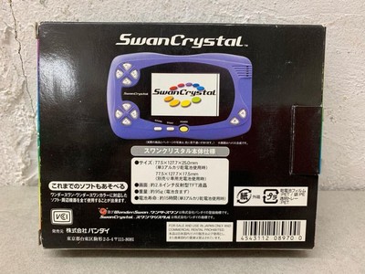バンダイ製　wonder swan Bandai Wonder Swan Crystal Blue Violet SCT-001 Console WSC New | eBay