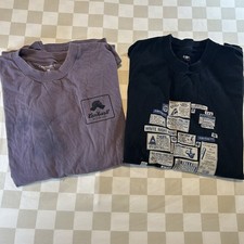 Carhartt WIP 2 Cotton T-shirts Featuring Graphic Prints Size Medium