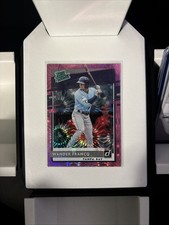 2020-21 Donruss Rated Prospect Wander Franco Pink Fireworks Rookie RC Box1