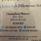 New Croft And Barrow The Extra Soft Pillowcase Queen Set Lt Blue Shell Design — photo 5